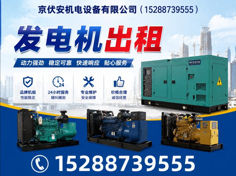 林芝发电机租赁展示图