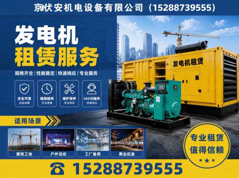 林芝静音发电车租赁展示图